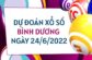 Dự đoán xổ số Bình Dương ngày 24/6/2022 thứ 6 hôm nay