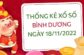 Thống kê xổ số Bình Dương ngày 18/11/2022 thứ 6 hôm nay