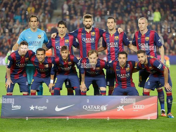 đội hình Barca vô địch C1 2015