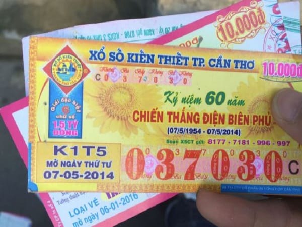 Điều kiện để vé trúng thưởng được chấp nhận