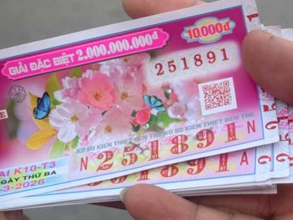 Trúng số 10 triệu đồng thuế bao nhiêu, quy định như nào?