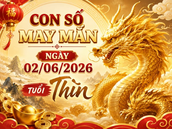 Khám phá những con số may mắn ngày 02/06/2026 tuổi Thìn